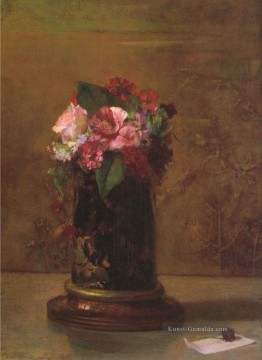 impressionistische Blumen Werke - Blumen in JapaneseVase Maler John LaFarge